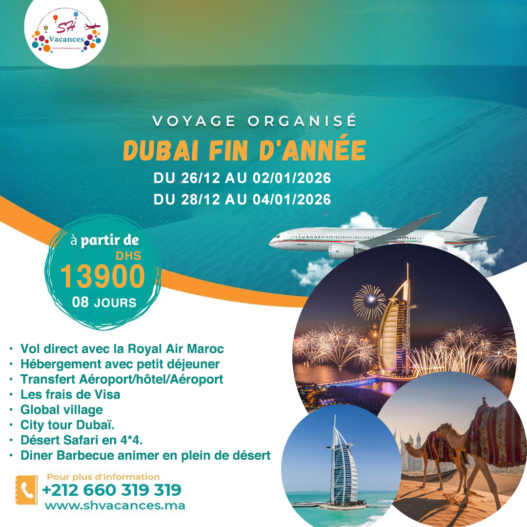 DUBAI FIN D'ANNEE