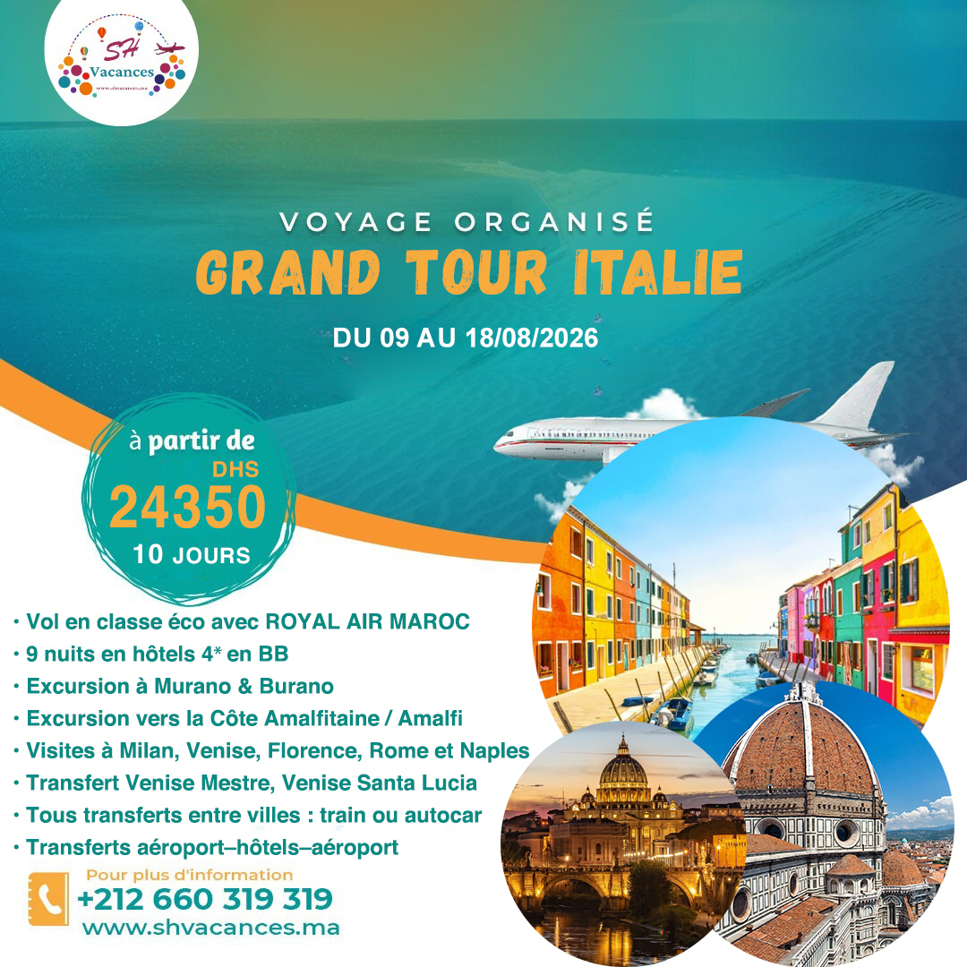 GRAND TOUR ITALIE