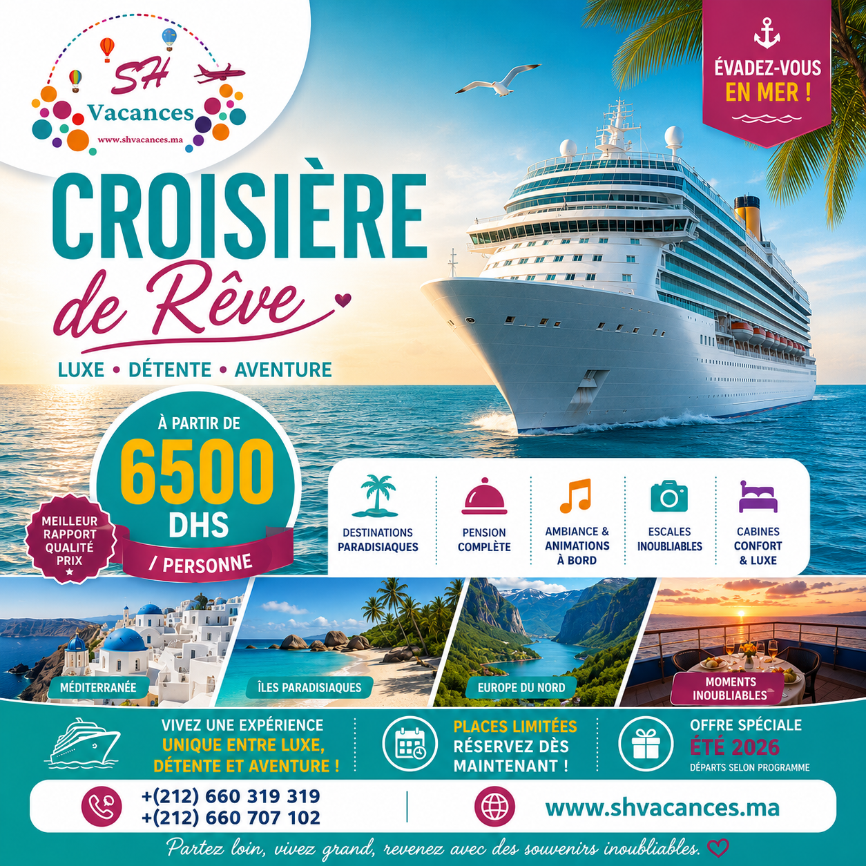 Croisière Été 2026